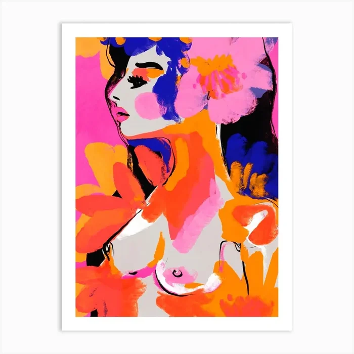 Born From Flowers Art Print by Treechild