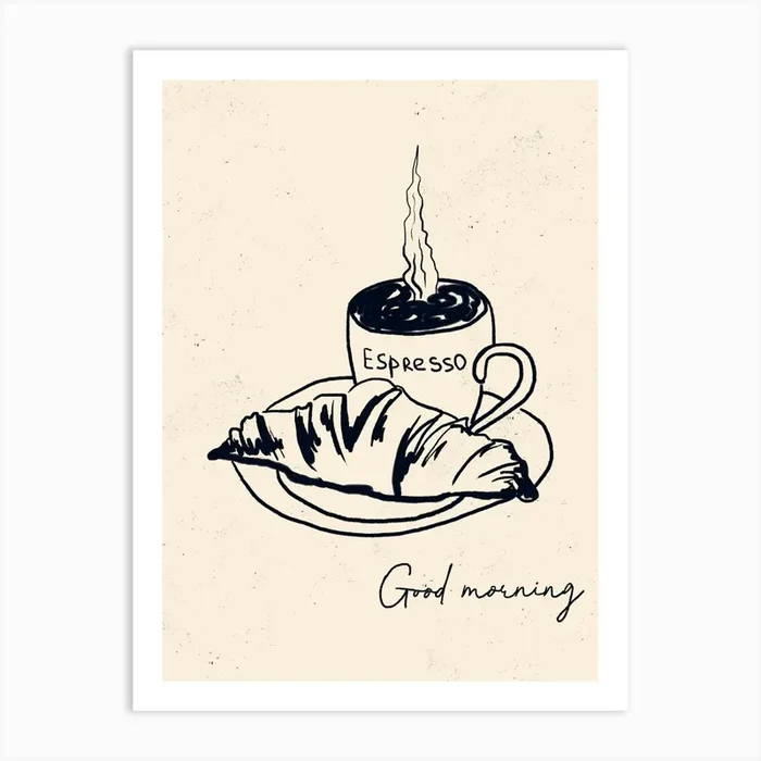 Breakfast Art Print by Indigo Rain
