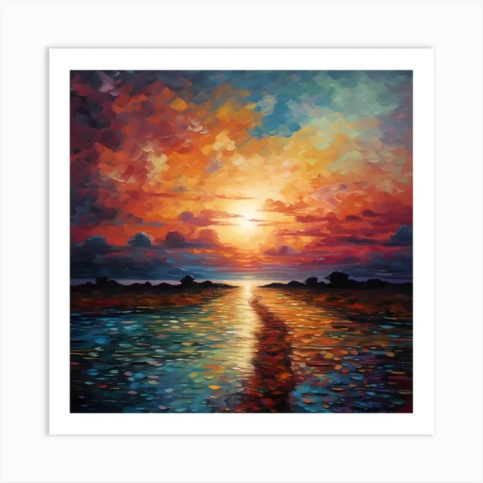 Brushed Illusions: Italian Dreamscape 1 Art Print by Quantum Vivid Digital Art