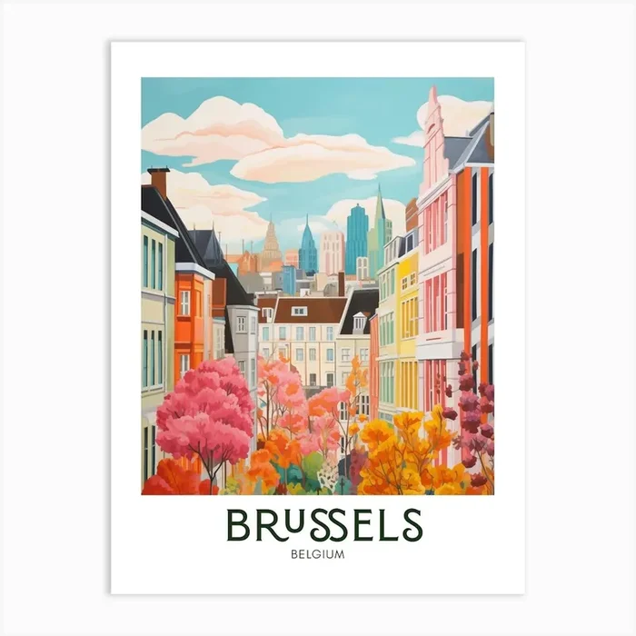 Brussels Art Print by Banevici