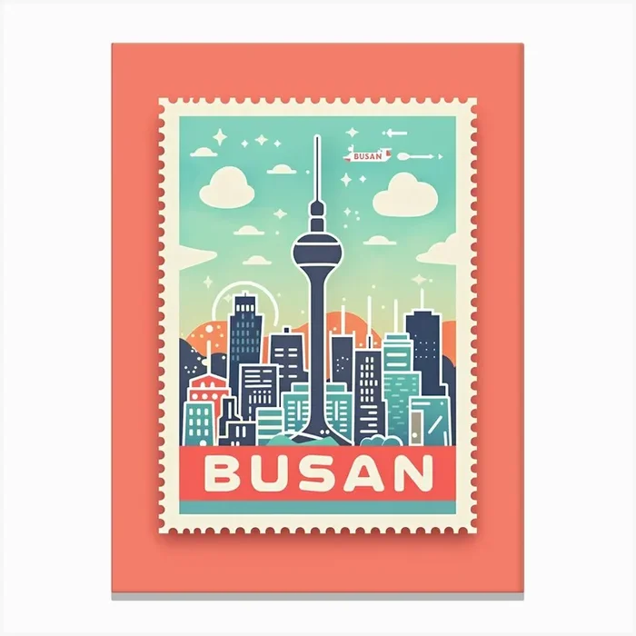 Busan City 1 Canvas PrintAB by Art Boutique