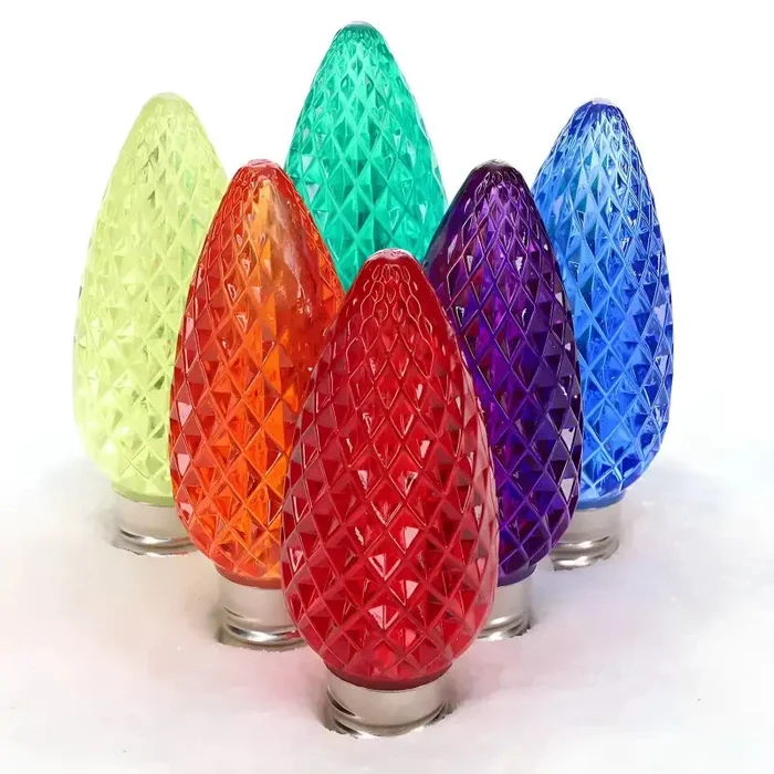 C9 ColorSplash Rainbow LED Christmas Light Bulbs