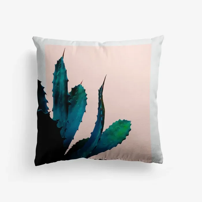 Cactus Southwestern Cushion by Digital Keke