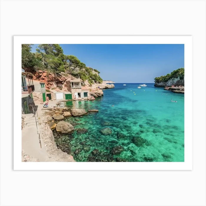 Cala Llombards Mallorca Art Print by imagine