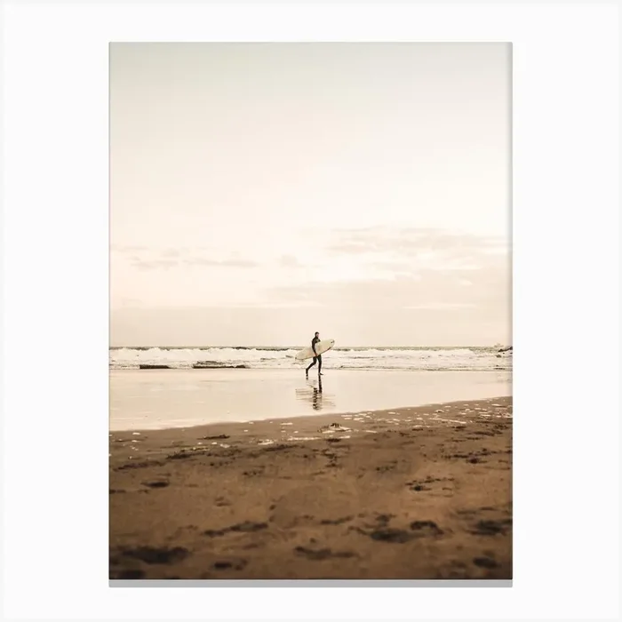 California Surfer Canvas Print by Boheme At Home