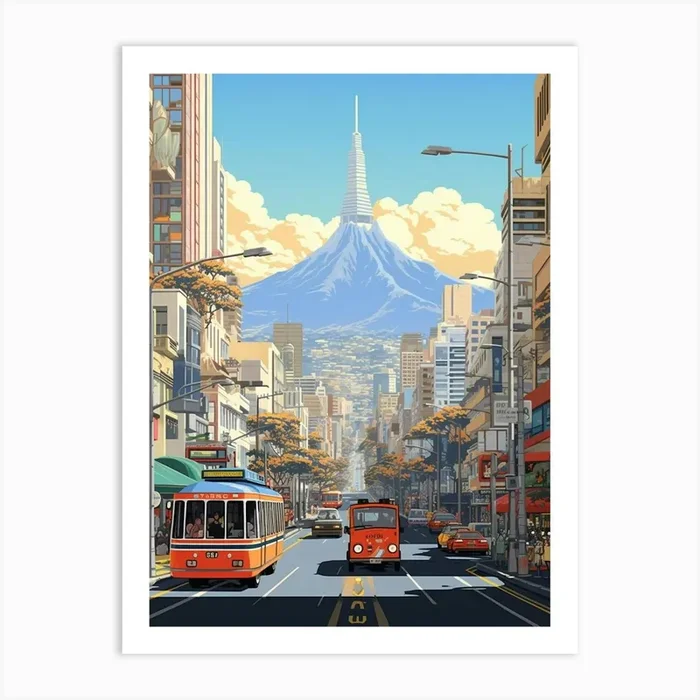 Cape Town Pixel Art 3 Art Print by PixelPerfect