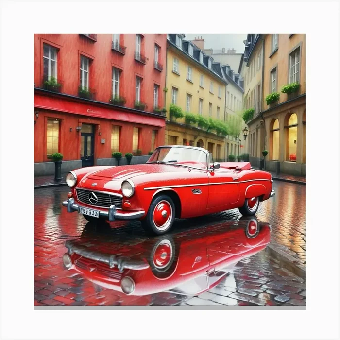 Car Art 124 Canvas Print by Autopia