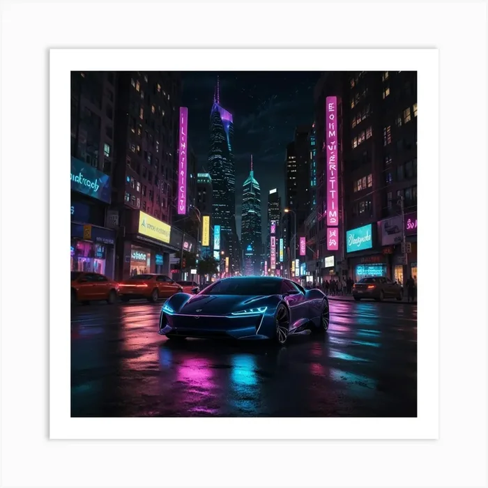 Car Art 162 Art Print by Autopia