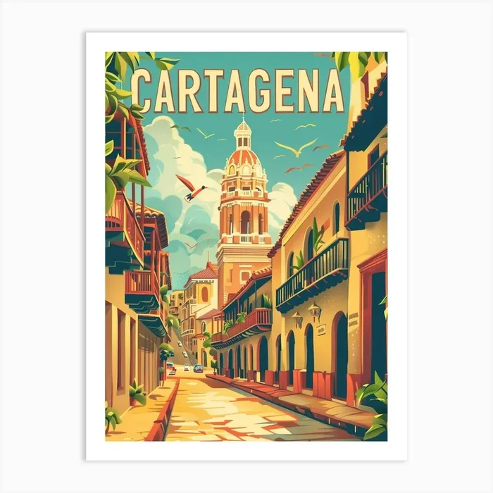 Cartagena Colombia 1 Art PrintAB by Art Boutique