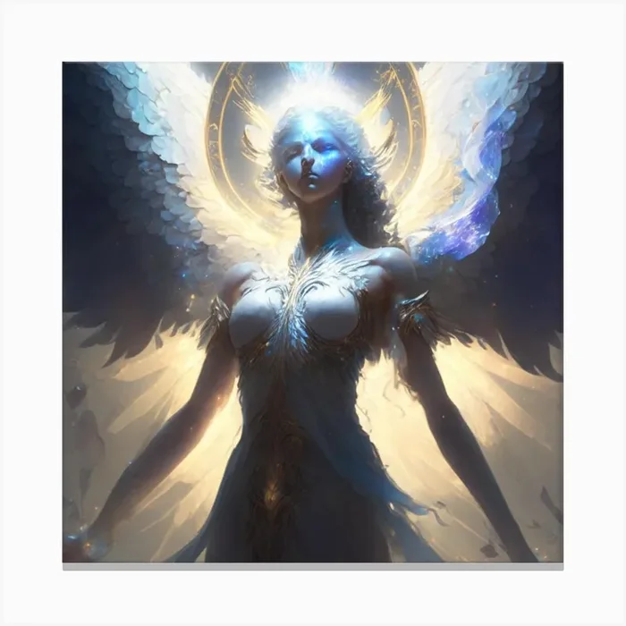 产品名称中包含顶级域名,检查并适当处理后再继续! Angel Of Light 20 Canvas PrintK by K.ES.Fosters.Enterprises