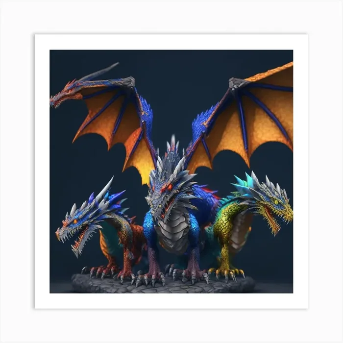 产品名称中包含顶级域名,检查并适当处理后再继续! Dragons Art PrintK by K.ES.Fosters.Enterprises