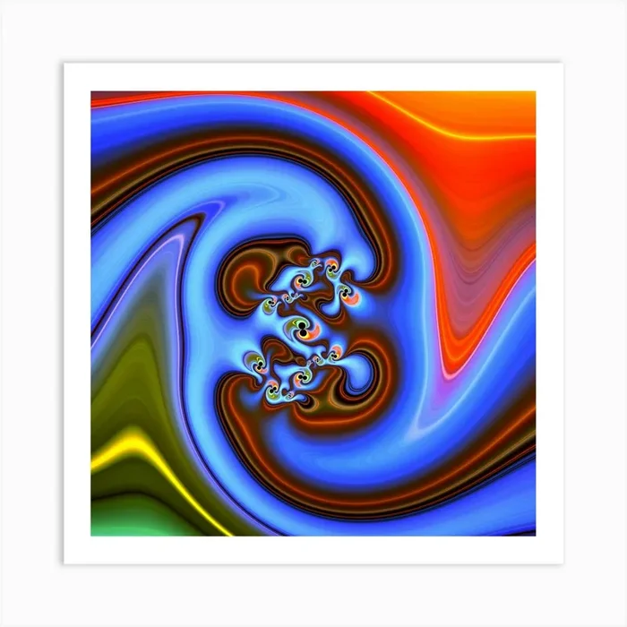 产品名称中包含顶级域名,检查并适当处理后再继续! Hyperborea Art PrintL by livingcushions.com