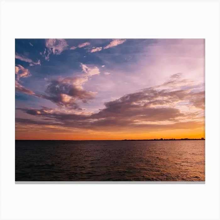 Charleston Sunset VIII Canvas Print by Bethany Young