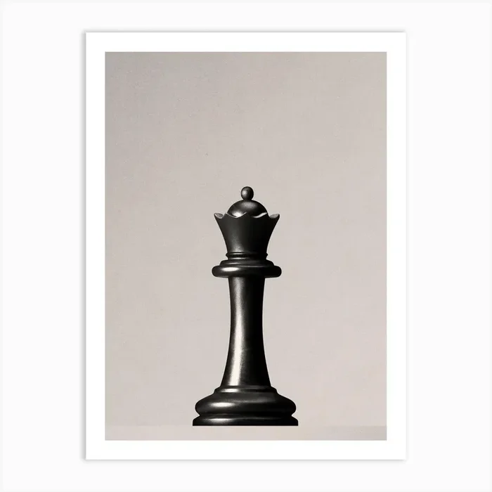 CHESS – The Black Queen II Art Print by Daniel Coulmann