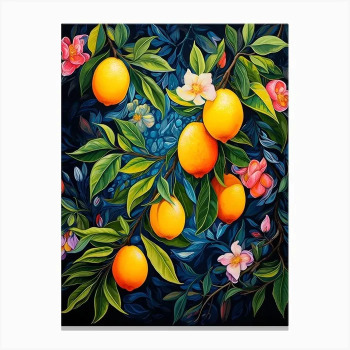 Citrus Joy 1 Canvas PrintSC by S.K. Coghlan