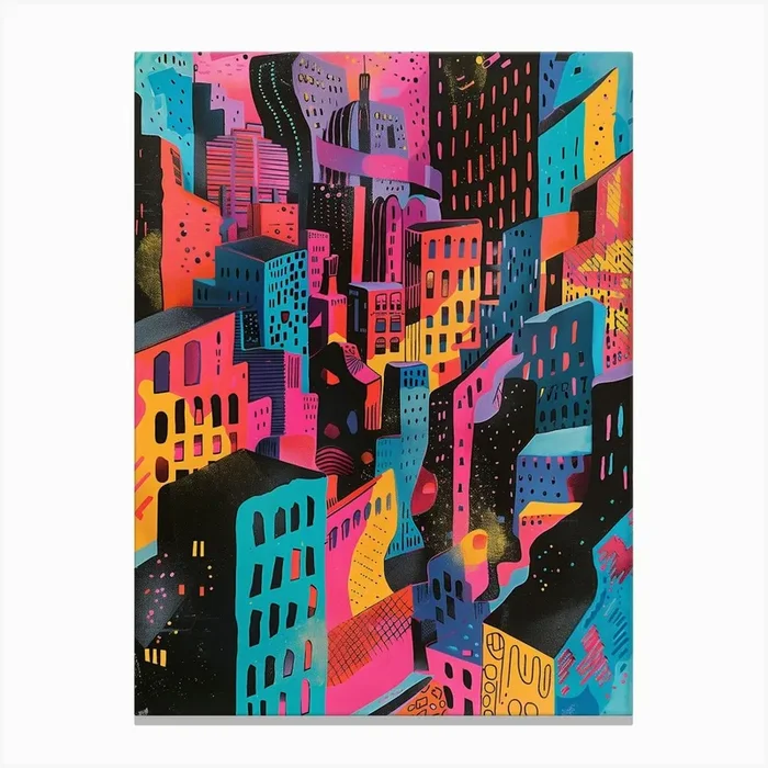 Cityscape 12 Canvas Print by DamianLuna