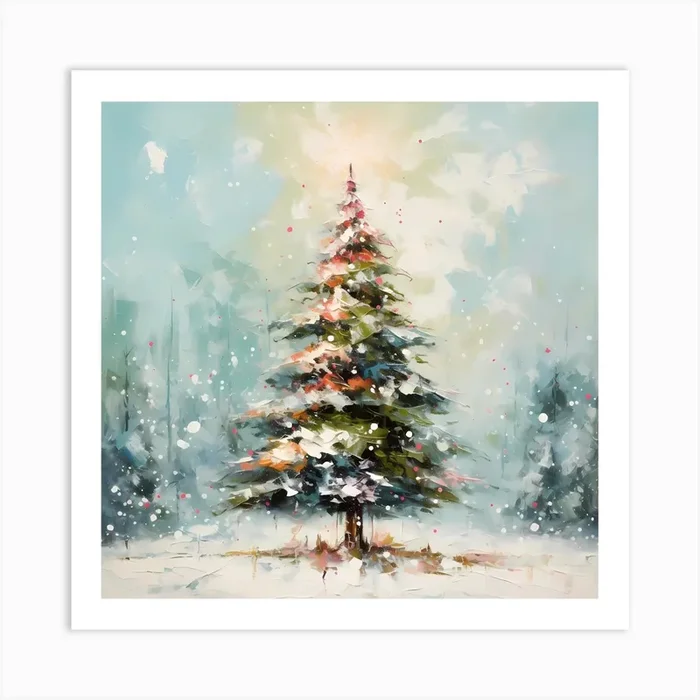 Classic Cheer in Oils 1 Art Print by Quantum Vivid Digital Art