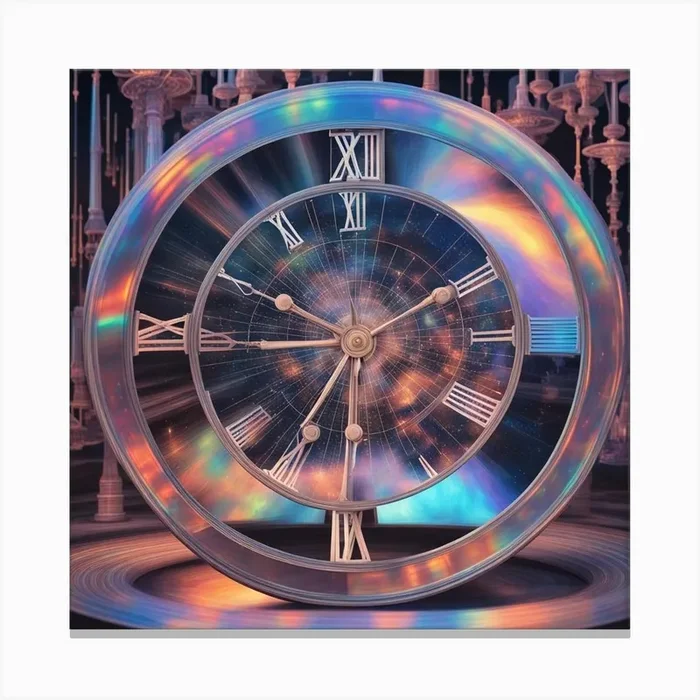 Clock 1 Canvas PrintW by Wisdom