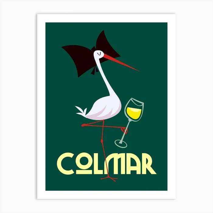 Colmar Poster Green Art Print by Gary Godel