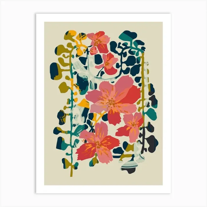 Colorful Orchid Art Print by DESIGN D’annick