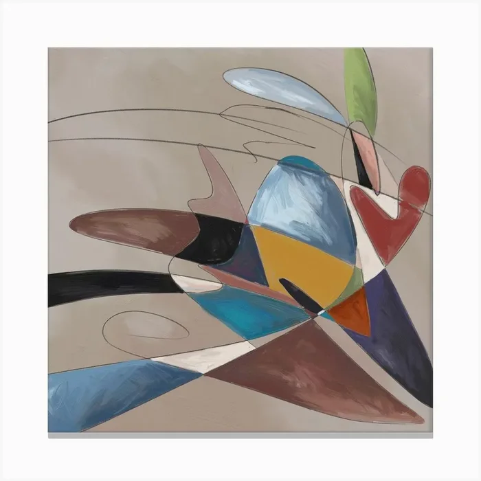 Colors on Jazz Canvas Print by Shawn Conn Art