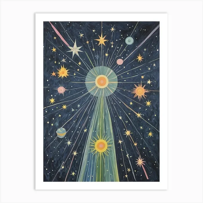 Comet Art PrintDP by Daydream Pacific
