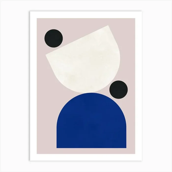 Contemporary modern art 19 Art Print by ArtDecor