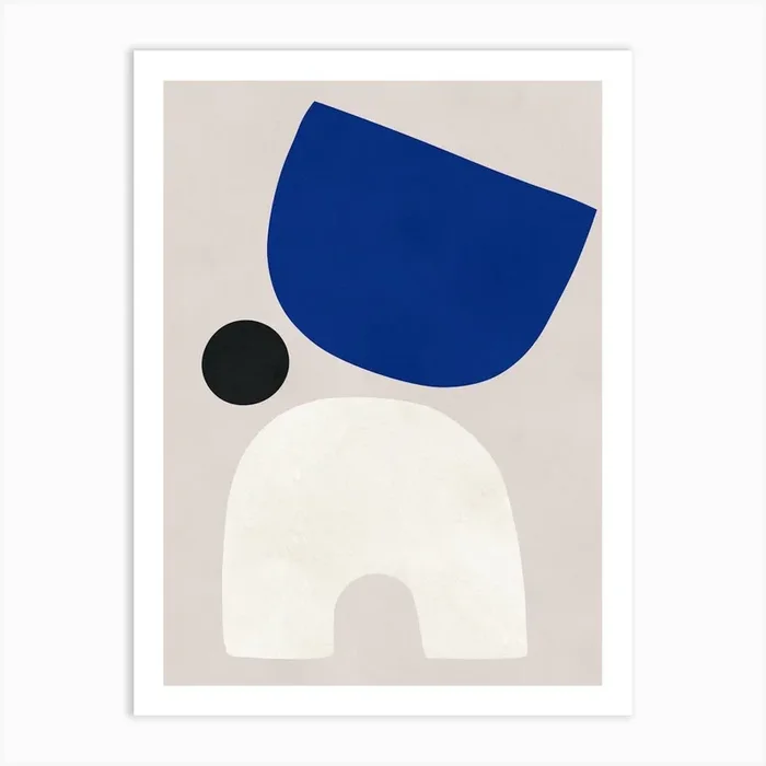 Contemporary modern art 35 Art Print by ArtDecor