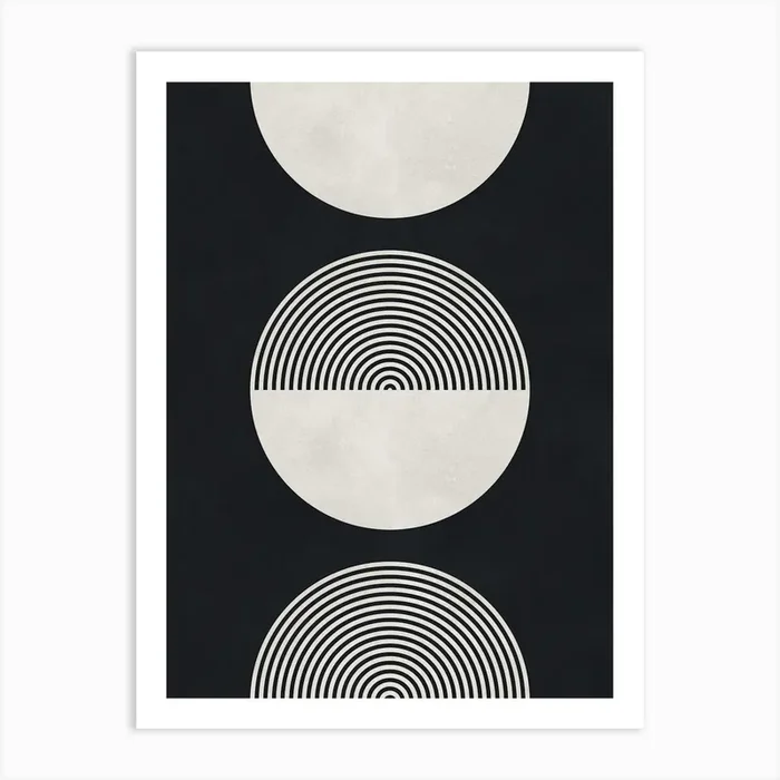Contemporary modern art 47 Art Print by ArtDecor