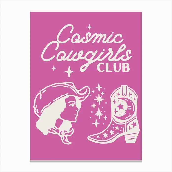 Cosmic Cowgirls Club 10 Canvas Print by September23rd