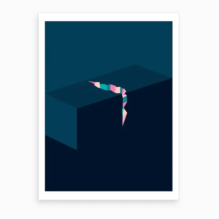 Crack III Art Print by Studio Anark