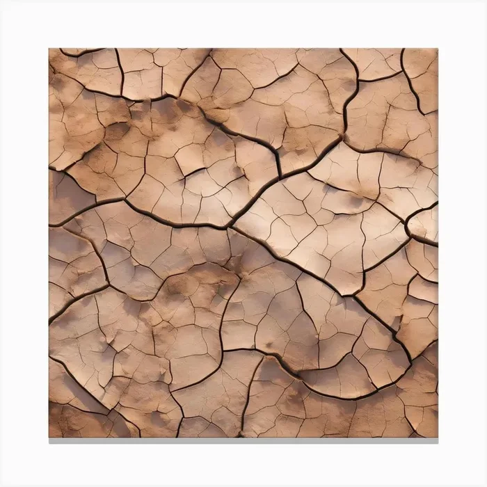 Cracked Earth 3 Canvas Print by KWY09