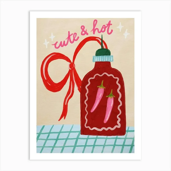 Cute And Hot 1 Art Print by Kartika Paramita