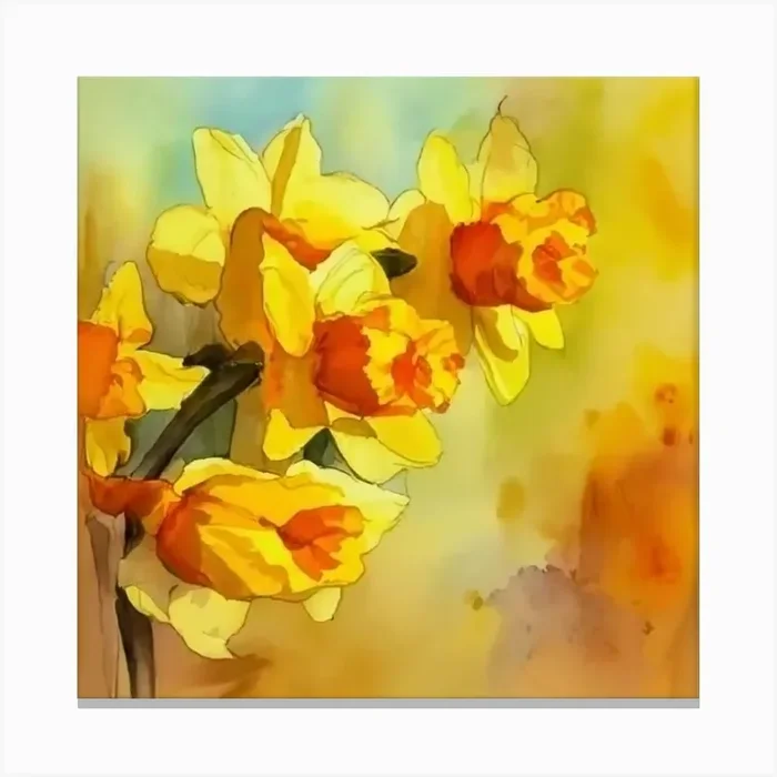 Daffodils Canvas Print by AleR2007