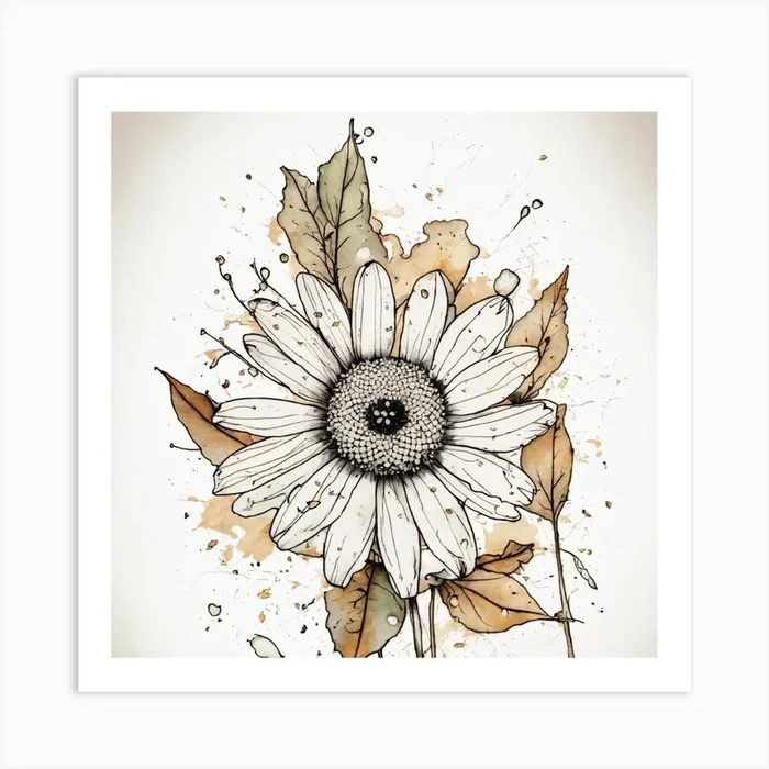 Daisy Art Print by Super_Art