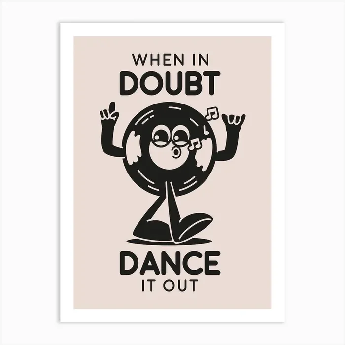 Dance It Out Art Print by The Good Eggs