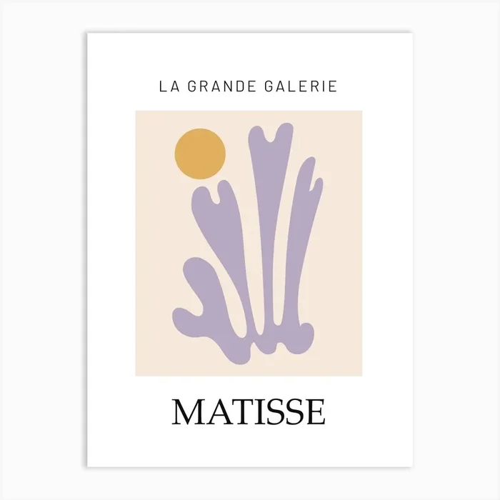Danish Pastel Matisse poster Art Print by Palmito