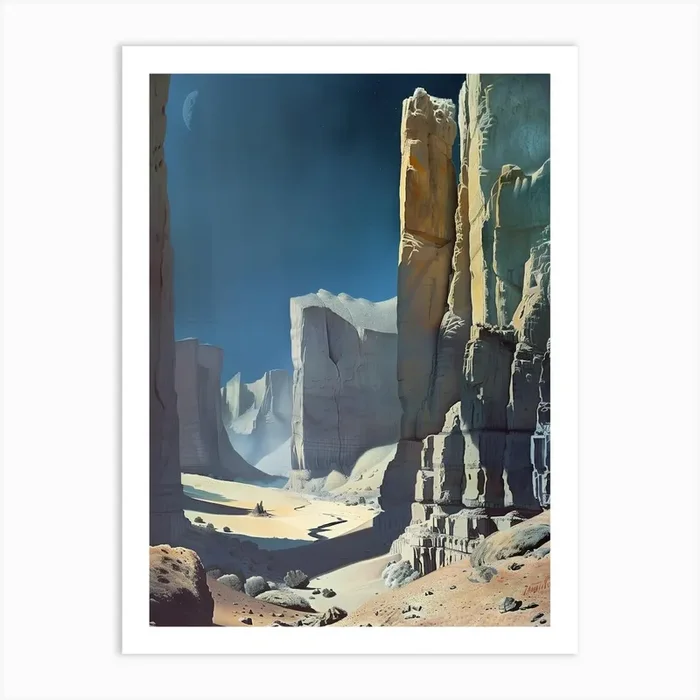 Desert Landscape Art Print by DamianLuna