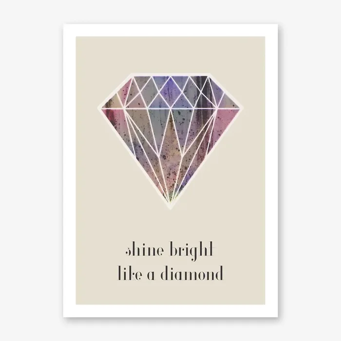Diamond Art Print by Sabrina Ziegenhorn