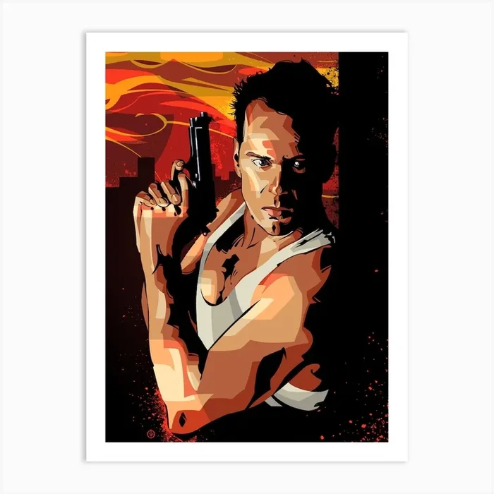 Die Hard I Art Print by Nikita Abakumov