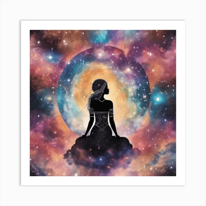 Divine Melanin Goddess 888 Art Print by Dana M. Brown