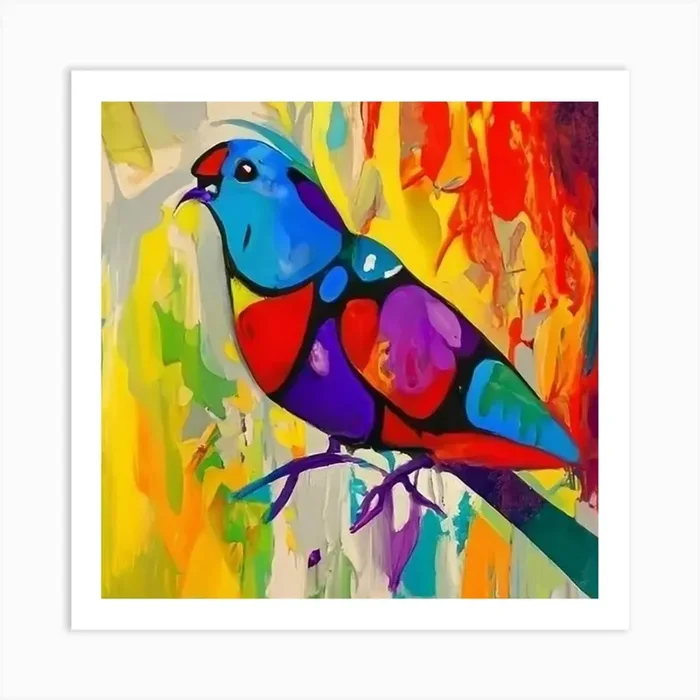Dove Painting Art Print by AleR2007