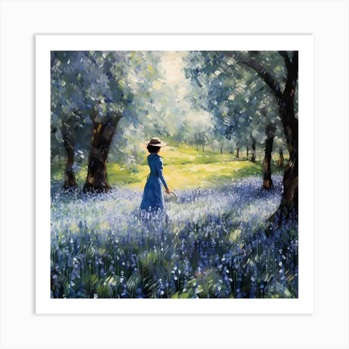 Dreamweaver’s Palette: Secluded Symphony 2 Art Print by Quantum Vivid Digital Art