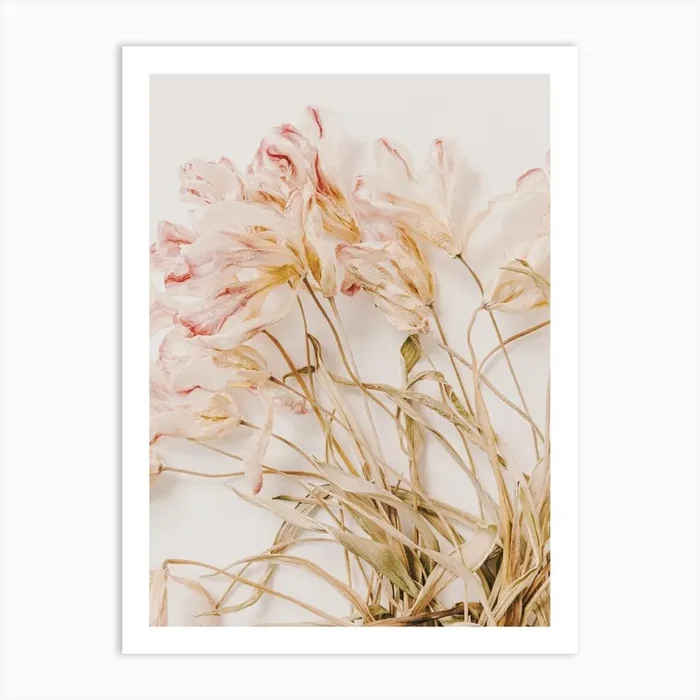 Dried Floral Arrangement Art Print by Boheme At Home