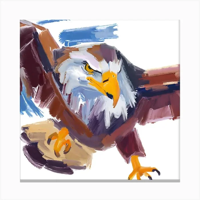Eagle 11 Canvas Print by Lisa Baum