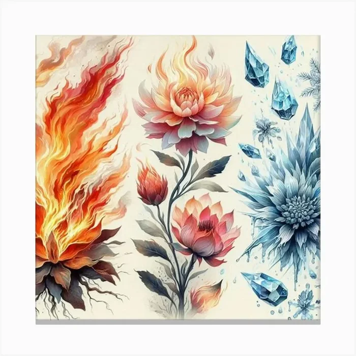 Elemental Canvas PrintA by Archerz