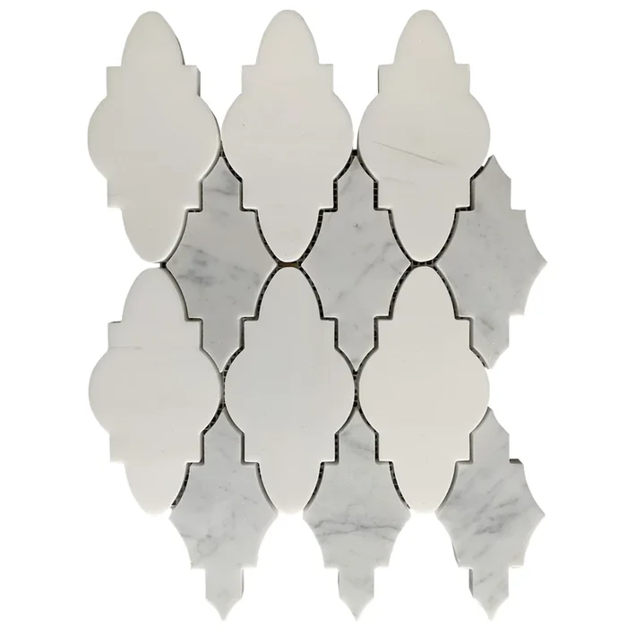 ELISA MOSAIC POLISHED DOLOMITE/CARRARA