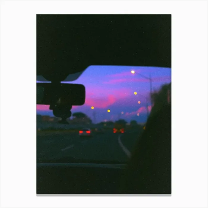 Endless Road Canvas PrintTC by The Chill Psycho