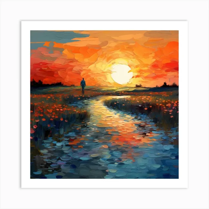 Ephemeral Waterscapes Ballet Art Print by Quantum Vivid Digital Art
