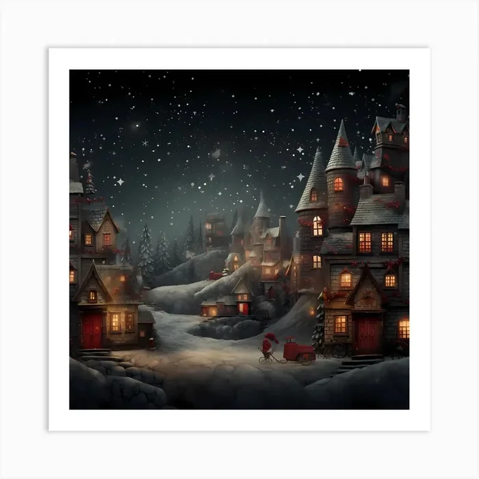 Ethereal Evergreen Enigma Art Print by Quantum Vivid Digital Art